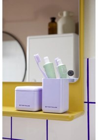 Portaspazzolino in poliresina viola Tom Tailor T-Rounded – Wenko