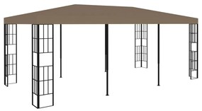 Gazebo 6x3 m Grigio Talpa