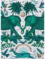 Clarke & Clarke Carta da parati Zambezi - Green