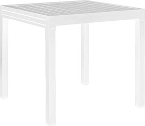 JERRI - tavolo da giardino in alluminio 90 X 90/180