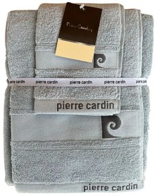 Set asciugamano bagno viso ospite telo Pierre Cardin Luxury  Colore Carta da zucchero