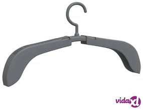 vidaXL Grucce Estensibili 10 pz Grigie