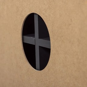 Mobile TV nero opaco in pino massiccio 154x56x44 cm Gunnar – WOOOD