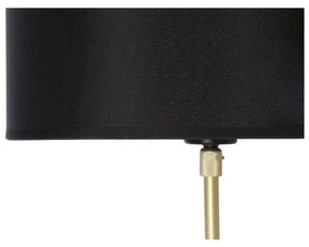 Lampada da terra nera (altezza 154 cm) Tegola - Candellux Lighting