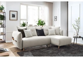 Divano letto angolare crema (variabile) Nessa - Bobochic Paris