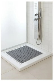 Pedana Doccia 54 x 54 in Plastica con Gommini Antiscivolo Bianca