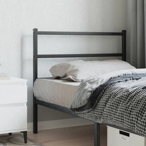Testiera İn Metallo Nero 107 Cm /