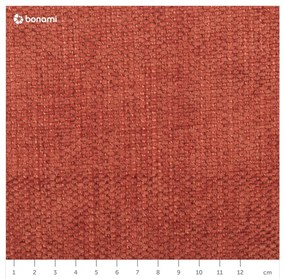 Divano color mattone allungabile e con contenitore 251 cm Fuji – Bobochic Paris