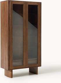 Vetrina in legno di quercia Chandler