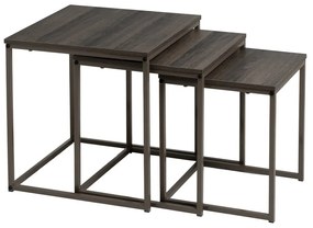 Set di 3 tavoli pieghevoli 40x40 cm - Casa Selección