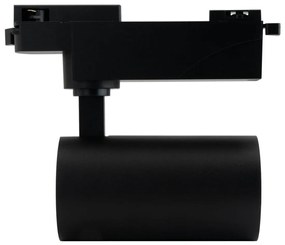 Faro LED 30W Monofase Nero 60° CRI92 no-Flickering - BRIDGELUX LED Colore Bianco Caldo 2.700K