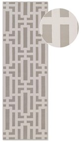 Passatoia grigia/color crema 80x240 cm Perles Onyx – Elle Decoration