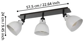 Eglo 43829 - Faretto MATLOCK 3xE27/40W/230V