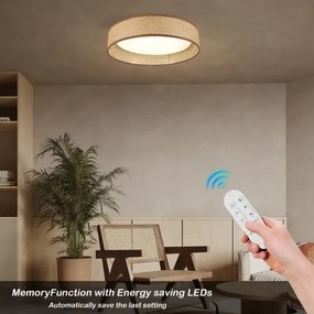 Immax NEO 07288L - LED+CCT dimmerabile plafoniera LONA 36W/230V diam. 45,5 cm + telecomando