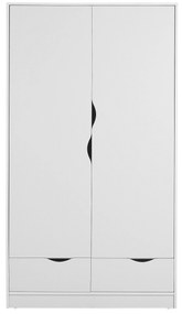 Armadio a 2 ante bianco 180 cm BREMEN Beliani