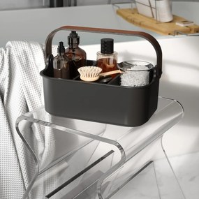 Organizer da bagno nero in plastica riciclata Bellwood - Umbra