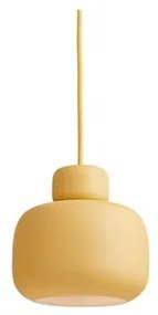 Grigio Pietra Lampada a Sospensione Piccolo Mustard Yellow - Woud