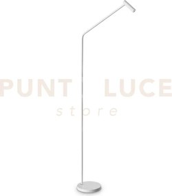 Easy lampada da terra in metallo orientabile con interruttore led 3...