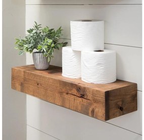 Mensola da parete RAF 9x60 cm abete