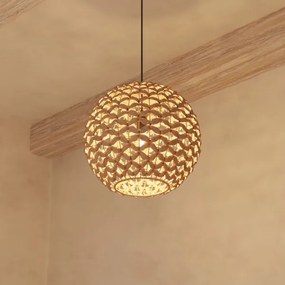 Atmosphera - Lampadario a sospensione con filo SAND 1xE27/40W/230V giacinto d'acqua