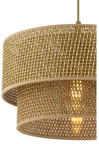 Lampadario a cavo ECHO 1xE27/60W/230V marrone