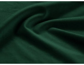 Divano verde allungabile e con contenitore con rivestimento in velluto 235 cm Kyoto – Cosmopolitan Design