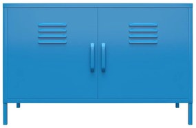 Armadietto in metallo blu , 100 x 64 cm Cache - Novogratz