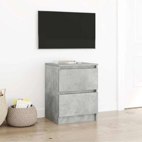 Mobile Porta Tv Grigio Cemento 40x35x54 Cm İn Legno Multistrato /
