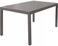 Tavolo da giardino 150x74x90 cm taupe