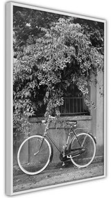 Poster Bicycle with White Tires