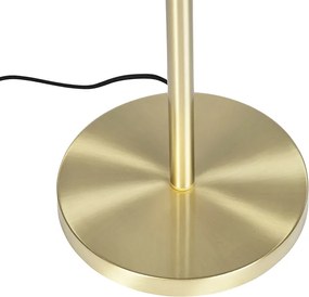 Lampada da terra in ottone con paralume pavone 40 cm - Simplo