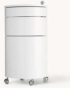 Contenitore a rotelle tondo Barboy, design Verner Panton