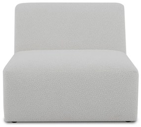 Modulo divano bouclé bianco (parte centrale) Roxy - Scandic