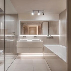 Brilagi - Luce Spot da bagno SELE 3xGU10/30W/230V IP44 cromo lucido