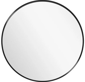 Globo B992545 - Specchio da parete Ø 60 cm, nero