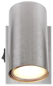 Globo 57911-1 - Faretto da parete ROBBY 1xGU10/25W/230V cromo opaco