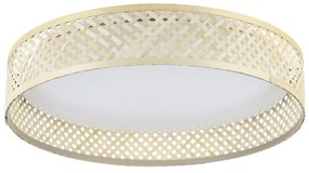 Plafoniera Contemporanea Luppineria Policarbonato Bianco Luce Led Integrato 20W