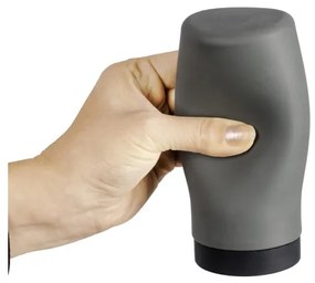WENKO 54680100 - Dispenser EASY SQUEEZ-E 6x14 cm grigio/nero