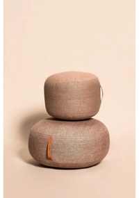 Pouf marrone chiaro Turenio, ø 70 cm Mochi - Hübsch
