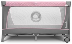 Lionelo - Lettino da viaggio FLOWER Flamingo