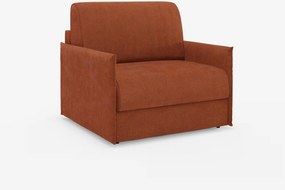 Evans poltrona letto compatta con materasso - sfoderabile in tessuto smacchiabile T23