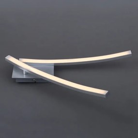 Plafoniera LED 2xLED/6W/230V 3000K, cromo opaco