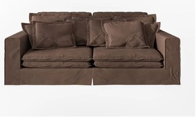 Divano marrone scuro 236 cm Nora – Ropez