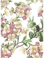 Coordonne Tapete Flowery - White