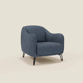 Avela Poltroncina dal comfort senza tempo in morbido tessuto impermeabile T06 blu