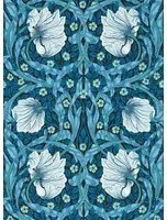 Morris & Co Carta da parati Pimpernel - Midnight/ Opal