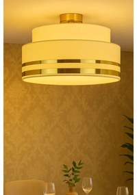 Plafoniera TAMI 1xE27/60W/230V beige/oro