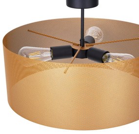 Plafoniera Euluna Zofia, color oro Ø 50 cm