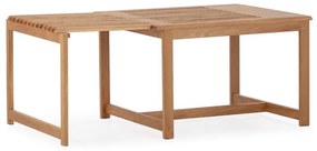 Tavolino da salotto di colore naturale in rovere massiccio 60x70 cm Unai – MOME