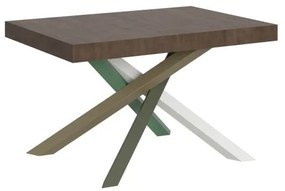 Tavolo allungabile Volantis P.90 - Capacità fino a 18 persone, 90x120/224 cm Volantis / Noce
